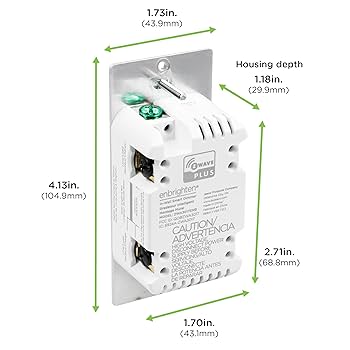 Enbrighten Z-Wave Plus Light Dimmer with QuickFit